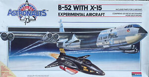 1/72 B-52 USAF Bomber with x-15 Experimental Jet by Monogram w/Extra decals BIG!