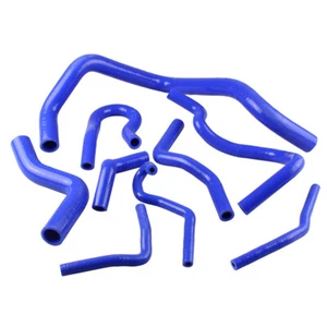 BLUE 9pcs Silicone Radiator Hose Kit for Honda Civic D15 D16 SOHC EG/EK 92-00 - Picture 1 of 8