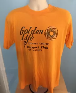 Vintage Sportswear Golden Life Fitness Center and Racquet Club T-Shirt Large L - Picture 1 of 5