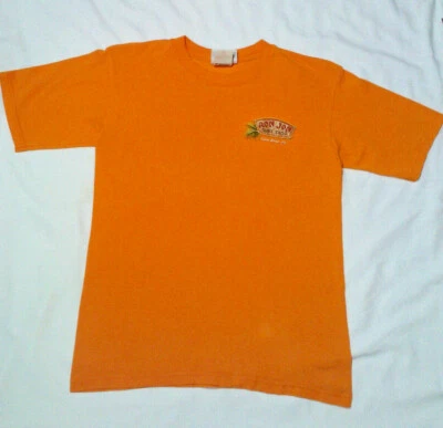  Ron Jon Surf Shop Cocoa Beach FL Youth T-Shirt Large Orange 100% Cotton  - Image 1 of 4