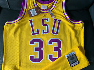 Shaquille O’Neal 1990 Mitchell & Ness LSU Tigers Jersey College Vault XL NWT