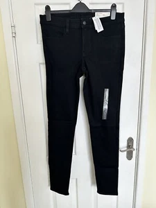 NWT Womens American Eagle Stretch Black Xtra Long Jegging US 12 Waist 31" Hip 41 - Picture 1 of 19