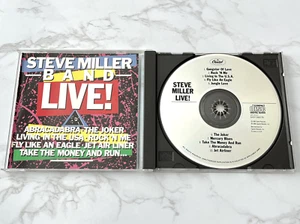 Steve Miller Band Live CD 1ST USA PRESS Capitol CDP 591315 The Joker RARE! OOP! - Picture 1 of 5