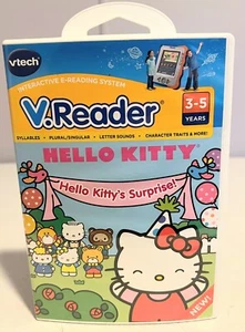 VTech V.Reader Cartridge - Hello Kitty, AGES 3-5 “ Hello Kitty’s Surprise “ - Picture 1 of 3
