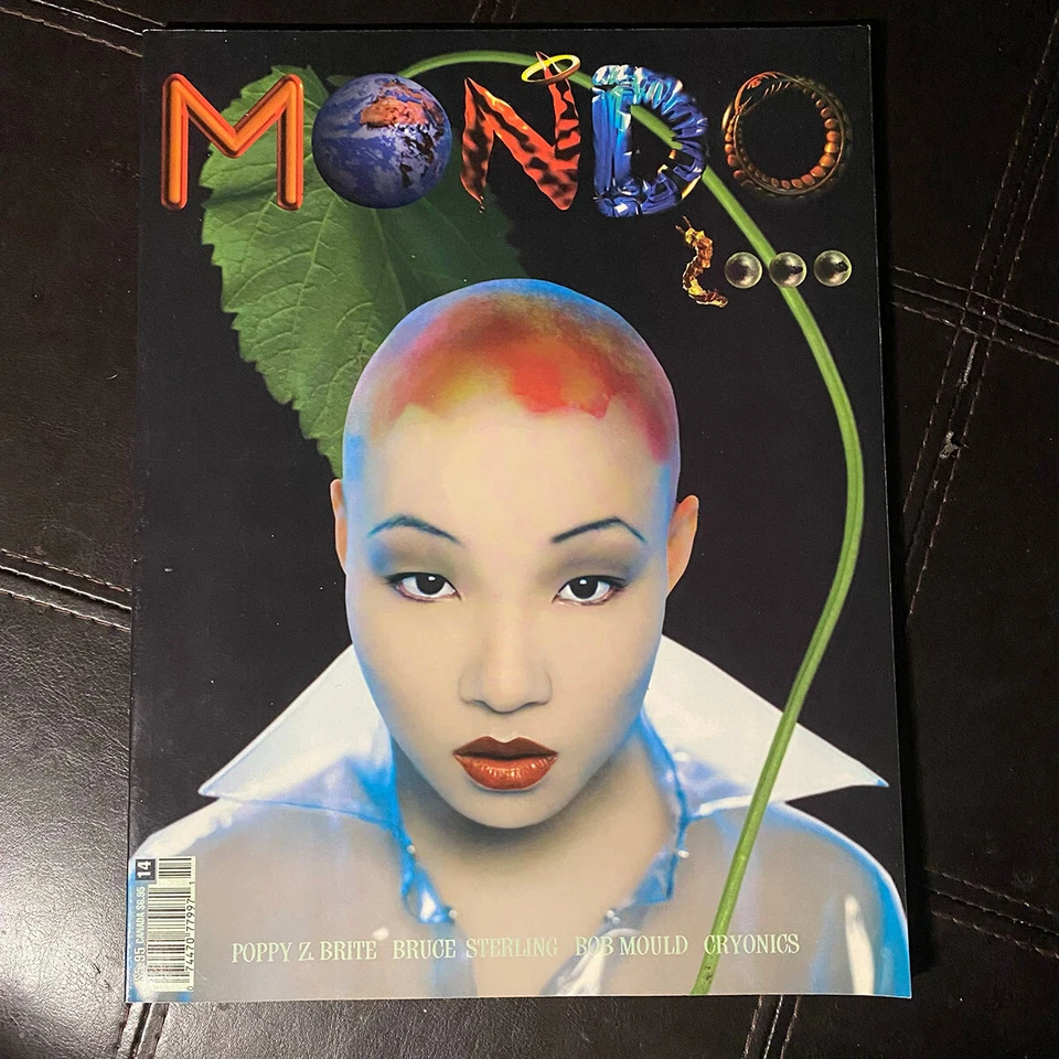MONDO 2000 Magazine Issue 14 Poppy Z Brite, Bruce Sterling, Cryonics, Rob Mould - Image 1 of 4