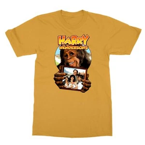 Bigfoot Harry And The Hendersons 80s Vintage Movie Men's T-Shirt - Picture 1 of 16