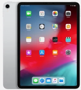 iPad Pro 11" 1st Gen. (A1934) 256GB Wi-Fi + 4G (Unlocked) - Silver Tablet - Picture 1 of 1