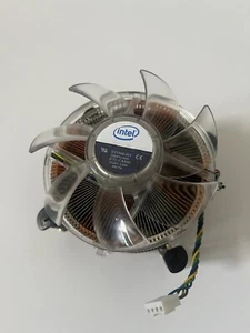 Original Genuine Intel i7 LGA1366 Copper Core LED CPU Heat Sink Fan e31964-001 - Picture 1 of 5