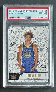 2019-20 Panini Court Kings Jordan Poole PSA 10 Rookie Livello 3 GIOCO PERFETTO COME NUOVO GUERRIERI - Foto 1 di 2