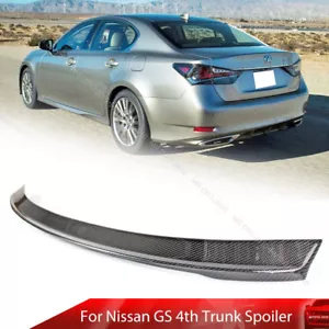 Carbon Fiber Fit For Lexus GS200t GS250 L10 Sedan Trunk Spoiler Wing 2019 - Bild 1 von 5
