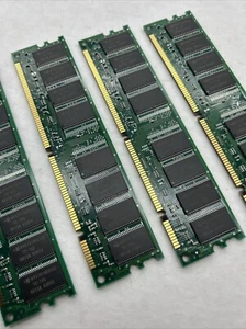 128MB 4 pcs of 32MB 168-Pin SDRAM DIMM PC100 Desktop Memory NON-ECC PC-100 x64 - Picture 1 of 8