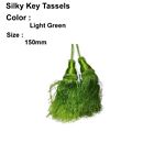 12X Silky Key Tassels, Cushions, Blinds,Bibles , Curtains,Light Green