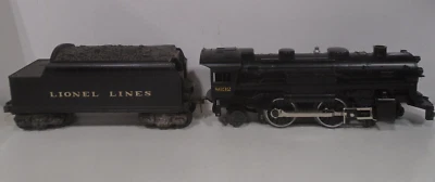 LIONEL #8632 O27 GAUGE 4-4-2 DIECAST LOCO WITH TENDER RUNS GOOD FORWARD ONLY - Image 1 of 4