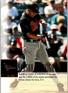 2001 Upper Deck - Season Highlights Checklist #265 Cal Ripken - Picture 1 of 2