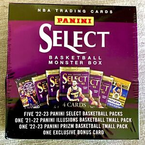 2022-23 Select Basketball NBA Monster Box 7 Packs Select, Prizm, Illusion TMALL