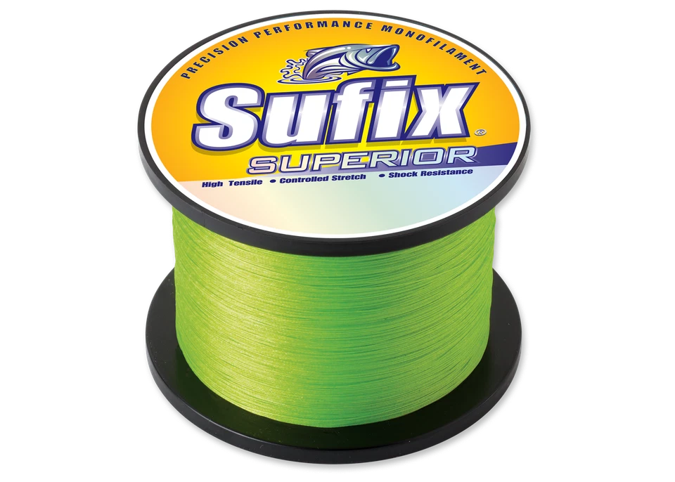 Sufix Superior Monofilament Fishing Line, 30 Lb., 450 Yds, Hi-Vis Yellow   | A3 - Image 1 of 1