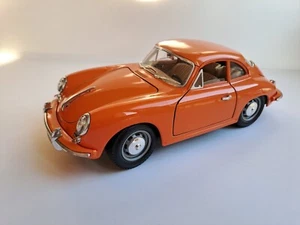 BURAGO MADE IN ITALY 1:18 PORSCHE 356 B 1961 FARBE ORANGE - Bild 1 von 14