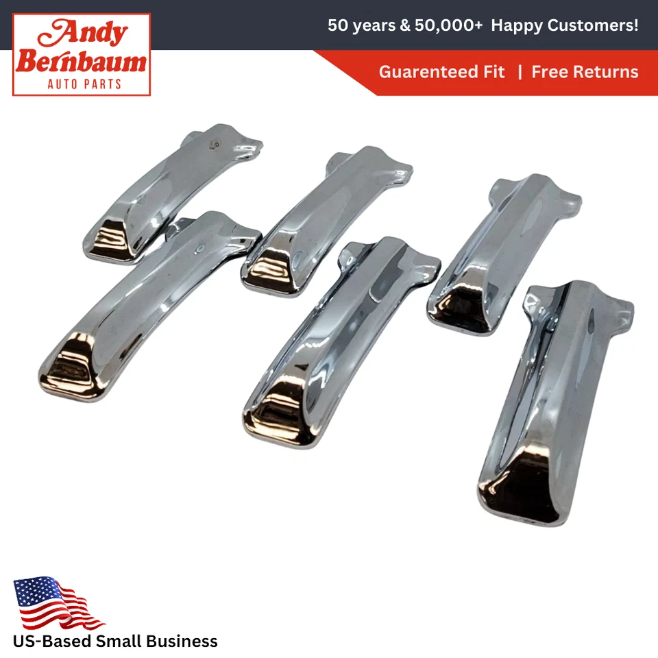 1955 道奇定制 Coronet 左球杆侧格栅栏镀铬帽 1599520 NOS。 — 第 1/4 张图片