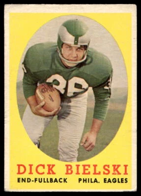 1958 Topps #111 Dick Bielski Philadelphia Eagles VG-VGEX (mk) - Image 1 of 2