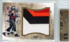 2009 SPORTKINGS BOX TOPPER 1/1 - WARREN SAPP JERSEY MEMORABILIA! - BGS GEM 9.5