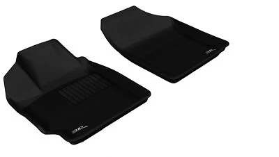 3D Maxpider for Toyota Yaris 07-11/ Scion Xd 08-12 Kagu Black R1 Floor Mats - Imagem 1 de 4