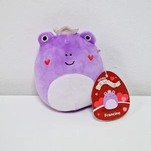 Squishmallows Francine der lila Frosch 5 Zoll 14 cm Plüsch US-Import Valentinstag Brandneu mit Etikett - Bild 1 von 5