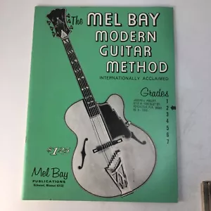Vintage Mel Bay Modern Guitar Method Grade 2 Internationally Acclaimed 1949 NOS - Foto 1 di 4