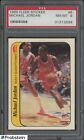 1986 Fleer Stickers Basketball #8 Michael Jordan RC Rookie HOF PSA 8 " SHARP "