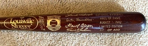 1982 HALL OF FAME INDUCTION BROWN LIMITED EDITION BAT - Aaron, Robinson, Jackson - Picture 1 of 7