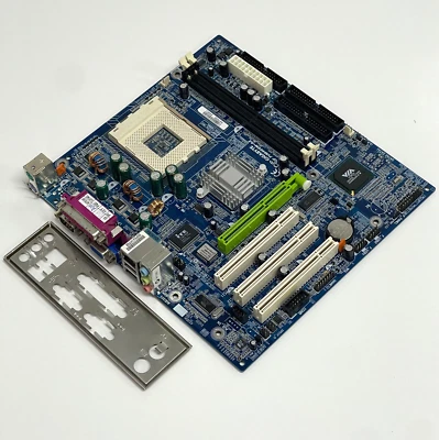Genuine GIGABYTE Rev 1.03 micro-ATX Socket 462 Chipset Motherboard 7VM400M-RZ - Image 1 of 4