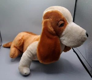 Basset Hound DAKIN TOY plush vintage stuffed animal puppy Japan - Picture 1 of 14
