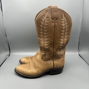 Tony Lama Embroidered Western Boots Size 5 D Style 1262 - Picture 1 of 10