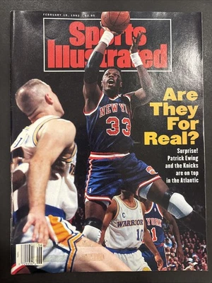Sports Illustrated February 10, 1992 Patrick Ewing New York Knicks Chris Mullin - Image 1 of 2