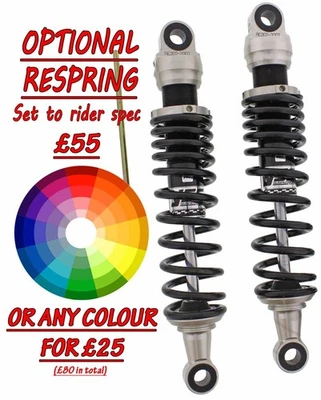 Kawasaki Z1000 1977 - 1983 YSS Ecoline amortiguadores dobles RE302-330T-37 (20 mm inferior) Foto 1 de 3