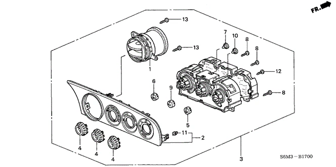 Подлинная лампа Acura Neo-Wedge (14 В 40 МА) 80629-S04-003 - Изображение 1 из 1