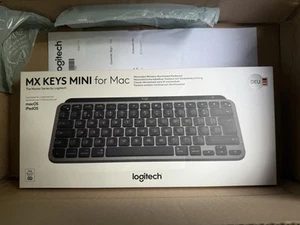 Logitech MX Keys Mini Kabellose Tastatur (Grafit), Deutsch - Bild 1 von 2