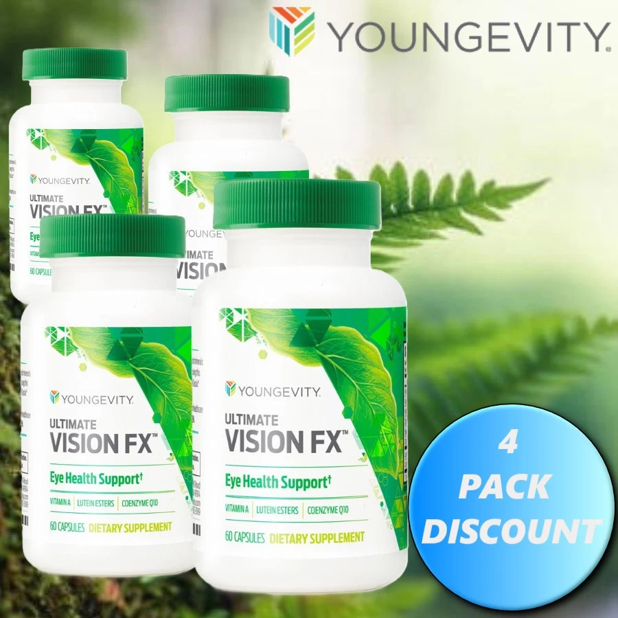 Youngevity Dr. Wallach Ultimate Vision FX™ - 60 粒胶囊 (4 包) — 第 1/2 张图片
