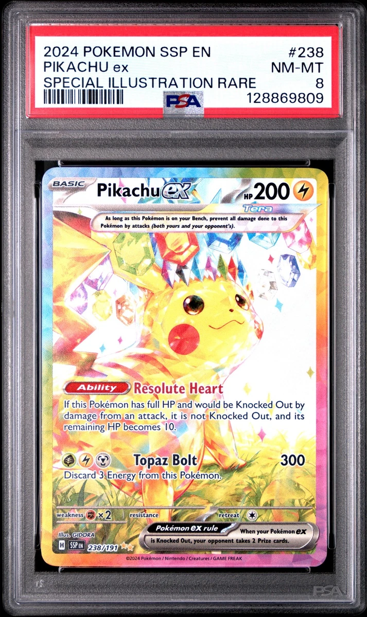 ピカチュウex 20th PSA8 Pokemon Card Pikachu EX SR 20TH 094/087 CP6 PROMO | eBay