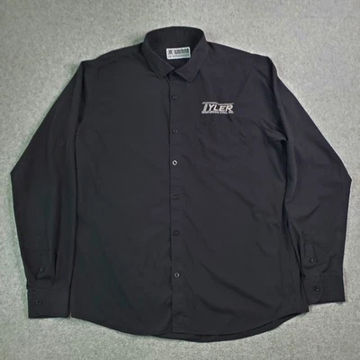 DIXXON Performance Bamboo Shirt Men's Size 2XL Tall 2XLT Black Long Sleeve LOGO* - Image 1 of 4