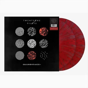 Sealed Twenty One Pilots Blurryface 2 LP Burgundy Splatter Vinyl record 21 pilot - Picture 1 of 5