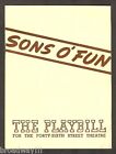 Joe Besser "Sons O' Fun" Frank Libuse / Wynn Murray / Sammy Fain 1943 Playbill