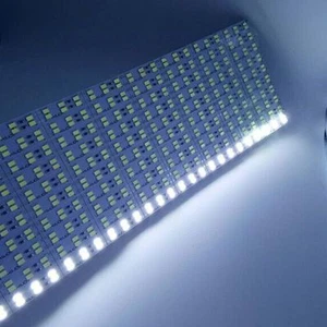 LED Hard Rigid Strip Light 10pc 5630 Double Row 72leds/0.5m DC12V Non-Waterproof - Picture 1 of 12