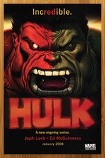 2007 Marvel Comics Red Hulk Series Promo Print Ad/Poster Ed McGuinness Art 