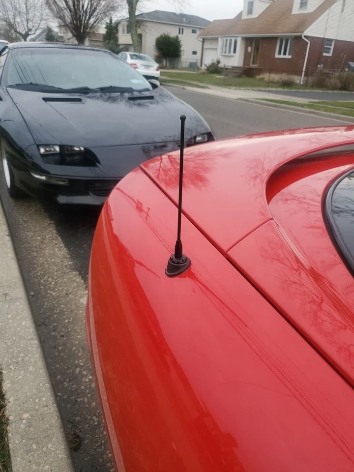 7" inch Black Stainless Antenna Mast Radio AM/FM for Chevrolet Camaro 1982-2002 - Image 1 of 4