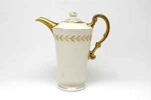 Jefferson by Old Ivory Syracuse China OPCO Coffee Pot & Lid - Picture 1 of 11
