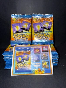 20 x Pokemon Action Flipz Series 1 Loose Packs sealed Artbox 1999 Vintage - Bild 1 von 2