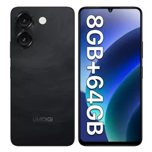 UMIDIGI G9A 8GB 6.75” Octa Core 64GB Android 14 Dual SIM Unlocked Smartphone - Picture 1 of 12