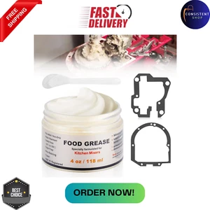 4Oz Food Grade Grease for Kitchenaid Stand Mixer with Gaskets, Extend Machine Li - Picture 1 of 11