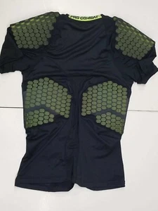 CAMISA DE FÚTBOL ACOLCHADA NIKE PRO COMBAT hiperstrong 4 para hombre talla xl negra - Imagen 1 de 5