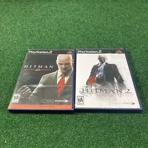hitman blood money & hitman 2 silent assassin PS2 CIB tested - Picture 1 of 6